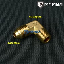 Mamba 4an 90 Degree Brass Adapter Fitting For Precision Pte Turbo 6262 6266 6766