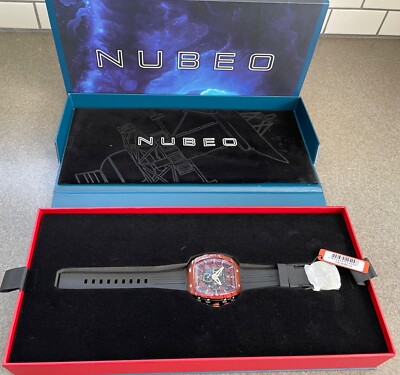 Nubeo NB-6088-03 Mens Watch Magellan Retrograde