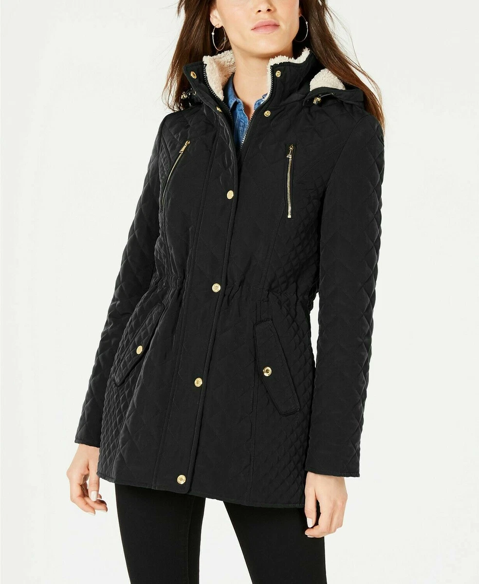 Laundry by Shelli Segal Petite Fleece-Lined Hooded Coat Size PXXL # 16B 27  NEW | eBay