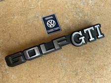 Mk1 Golf GTI Cabriolet Rear GOLF GTI Badge NEW OEM 191853687C