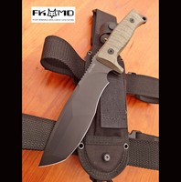 Fox Fkmd Trapper Messer - Fahrtenmesser - Jagdmesser - GüRtelmesser - Micarta
