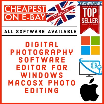 Digitale Fotografie Software Bearbeitung Editor für Windows MacOSX Fotobearbeitung 