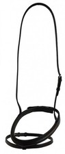 English Leather Noseband Soft Padded Black