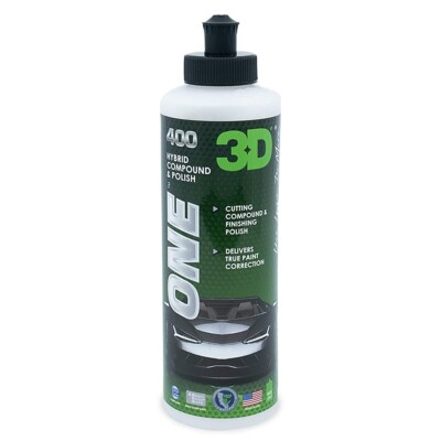 3D ONE Hybrid Compound and Polish - cutting compound and finishing polish, 16OZ
