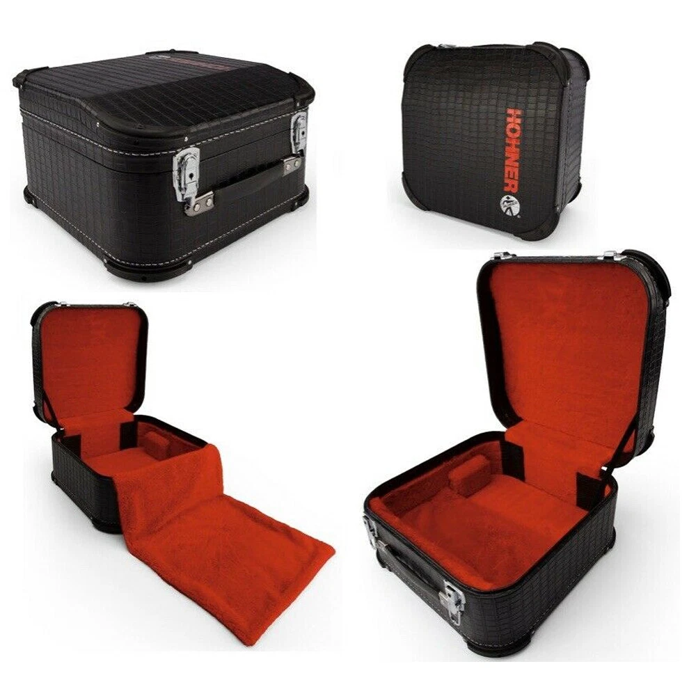 Hohner 12X DX Deluxe Accordion Hard Case for Panther Compadre Corona Black