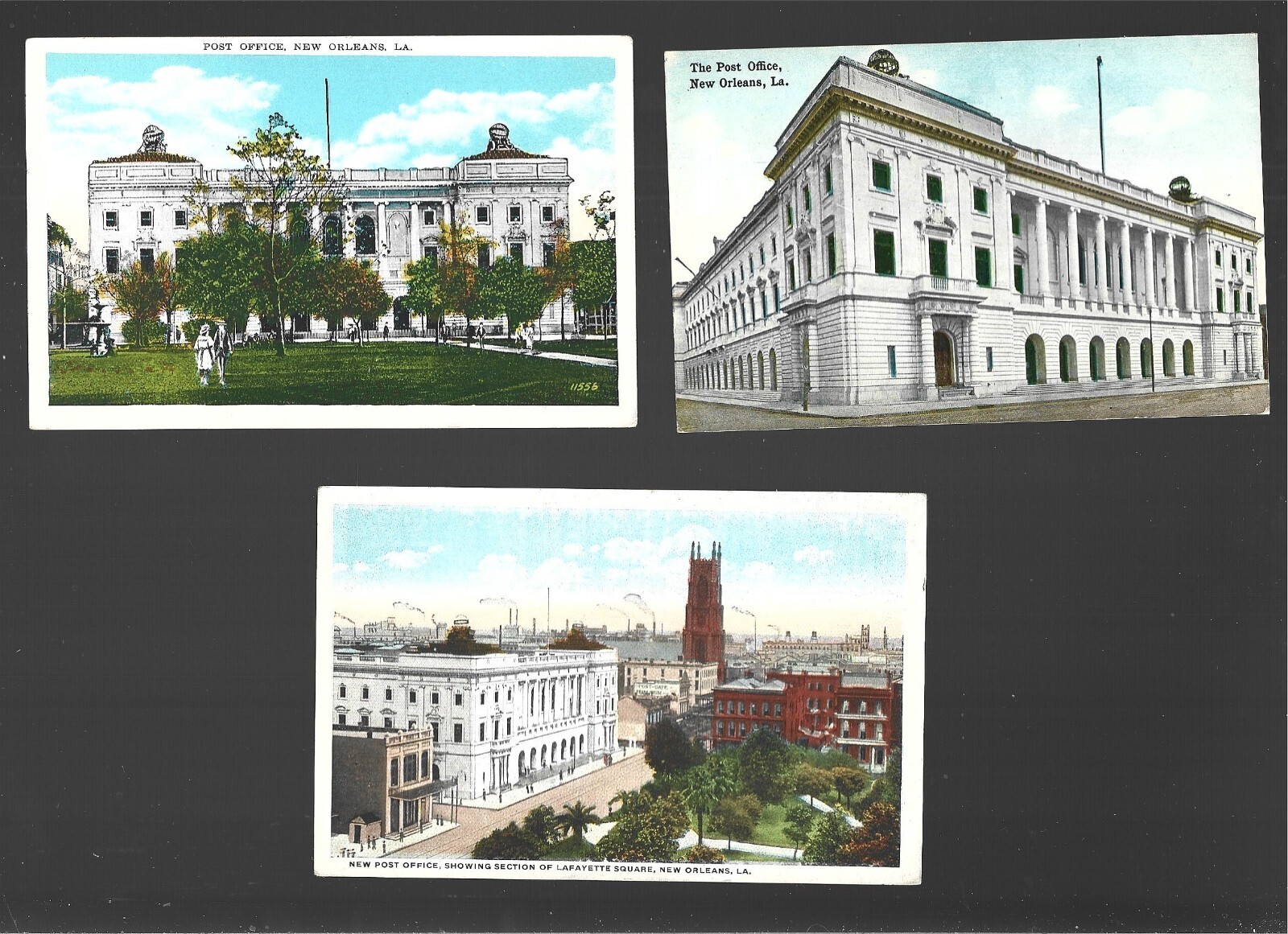 VINTAGE POSTCARDS LOUISIANA NEW ORLEANS POST OFFICE LOT OF 3 eBay