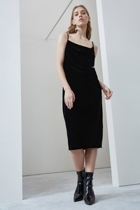 C/MEO Collective Women's Fading Nights Cowl Neck Dress - Black