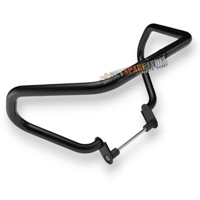 Large Engine Guard Black Compatible With Royal Enfield Hunter 350 KXA00129