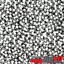 Hydrographics Film Hydro Dipping Water Transfer Print Film 61 Sm White Skulls