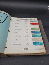 1961 DUPONT DODGE DART LANCER TRUCK PAINT CHIP SWATCH SHEET BULLETINS NO 28 1-3