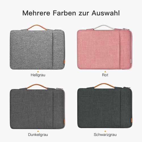 Inateck Laptoptasche Hülle 360° Schutz Kompatibel mit 13" 14'' 15,6'' 16'' - Bild 2 von 11