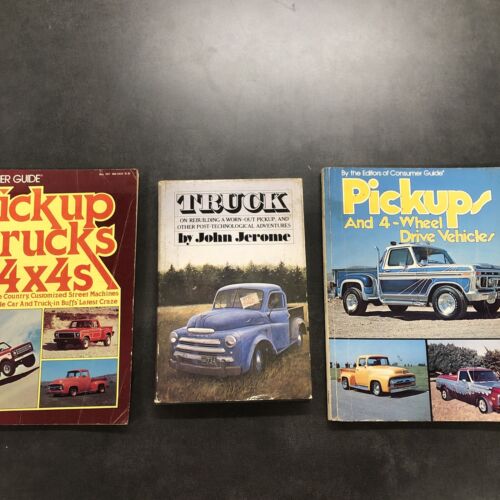 Truck: On Rebuilding a Worn-Out Pickup - John Jerome / Hardcover / RJM Lot Of 3
