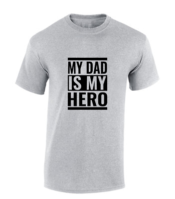 MY DAD IS MY HERO HERREN T-SHIRT COOLE GESCHENKIDEE FÜR PAPA VATER GROSSVATER GESCHENK
