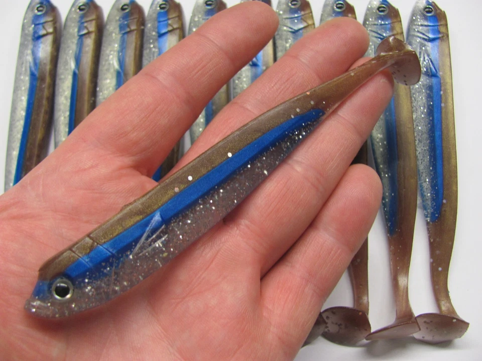 AEW GUMMIFISCH UKEL 130 FREIE FARBWAHL ZANDER HECHT KÖDER LIEBLINGSKÖDER LURES