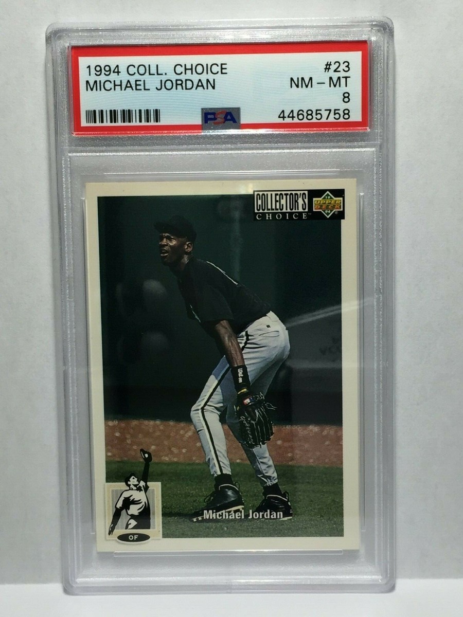 プロ野球 カード 1994 1994 Collector's Choice #23 Michael Jordan PSA 8 BASEBALL CARD