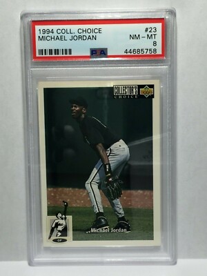 1994 Collector's Choice #23 Michael Jordan PSA 8 BASEBALL CARD