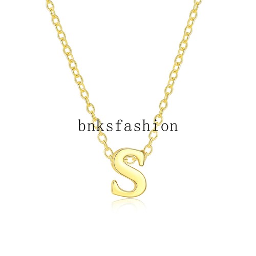 Women Girls Initial Letter A to Z Alphabet Pendant Necklace Chain Jewelry Gifts - Picture 23 of 30