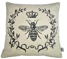 Queen Honey Bee Accent Throw Pillow 17” x 17”