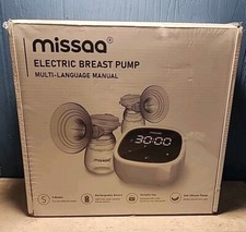 MISSAA Double Electric Breast Pump Breast Pump Hands Free with 5 Modes NEW