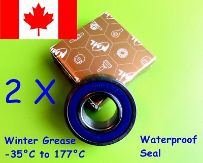 6004-2RS Bearing ( 6004 RD ) C3 Premium Sealed Ball Bearing 20x42x12 mm( 2 PCS )