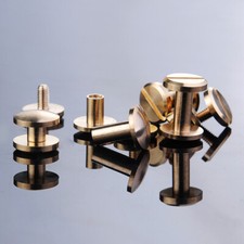 8mm 10mm Solid Brass Chicago Screws Studs Leather Belt Craft Rivets Binding Book