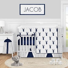 the peanut shell woodland trail baby boy crib bedding set peanut shell