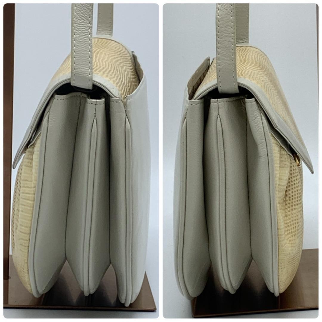 Borsa a tracolla Yves Saint Laurent in pelle di lucertola pochette 2WAY