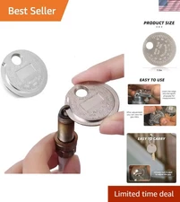 Durable Zinc Alloy Spark Plug Gap Adjustment Tool - Lightweight & Easy to Carry
