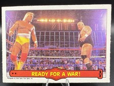 1985 OPC #75 Hulk Hogan King Kong Bundy Ringside Action Ready For A War WWF WWE