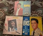 Lot of 3 Vtg Elvis Presley Vinyl GI Blues RCA Italiana-1 Promo-Kissin’ Cousins