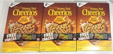 3 PACK - Honey Nut Cheerios Gluten Free Cereal 10.8 oz boxes - FREE SHIP