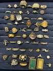 50+ pc ESTATE JEWELRY RING LOT Vintage to Modern Costume Fashion Statement