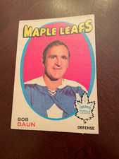 1971-72 OPC Hockey #196 Bobby Baun - Toronto Maple Leafs - MT