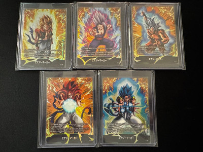 Dragon Ball Fusion World Energy Marker E-126 E-130 Set 2nd Anniversary Japanese