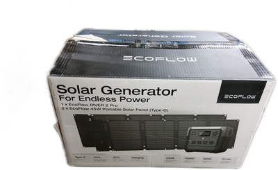 EcoFlow RIVER 2 Pro Portable Power Station w/ 2x 45W Solar Panels | eBay