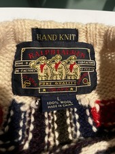 Vintage Ralph Lauren wool sweater-LARGE
