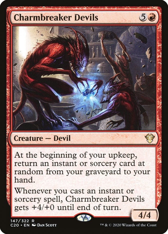 MTG Charmbreaker Devils Commander 2020 #147 Rare Magic The Gathering