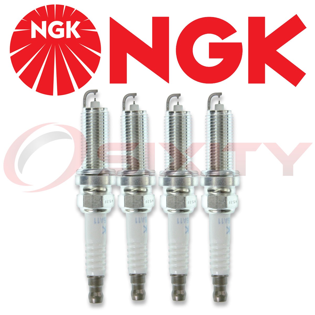 4 PCS - NGK 9029 Laser Iridium Spark Plugs DILKAR6A11 for Sentra Altima Rogue