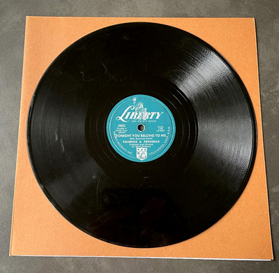 78 rpm Patience & Prudence - Tonight You Belong To Me - US Liberty