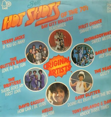 LP Gary Glitter, David Cassidy a.o. Bells Hot Shots Of The 70s NEAR MINT