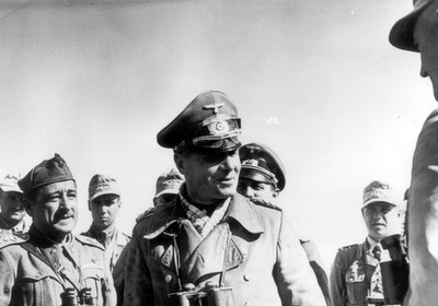WW II German Photo  ---   Erwin Rommel In Africa
