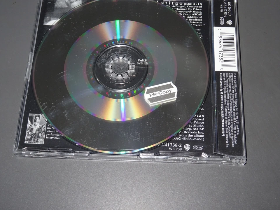 PRINCE - LETITGO / 4 TRACK MAXI-CD 1994 (MINT-) & PROMO-SHEET - Bild 3 von 3