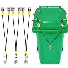 Universal Raccoon Trash Can Lid Lock - Small Animals Outdoor Trash Can Lid Lo...