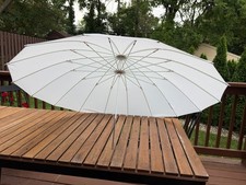 Lot of 2 Paul C Buff 51" White PLM Umbrella Parabolic Shoot Through Bounce Photo