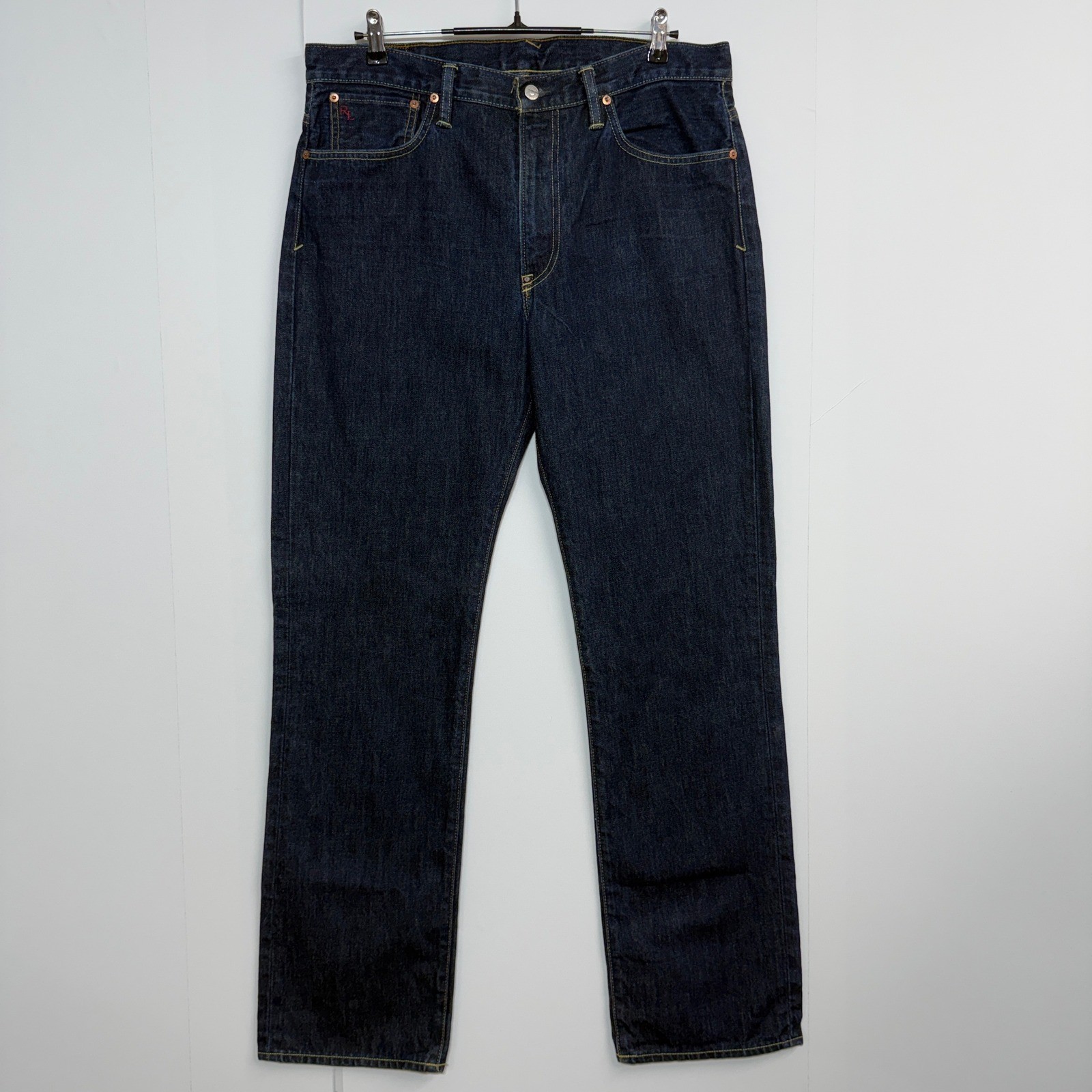 Vintage Polo Ralph Lauren Jeans Mens Measures 36X34 Tag 34x34 Blue Riverside