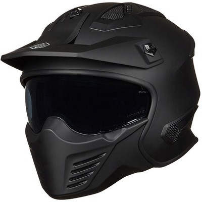 ILM Open Face Motorcycle 3/4 Half Helmet Dirt Bike Moped ATV UTV Scooter DOT