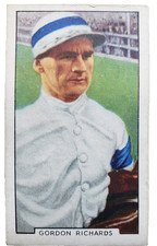 Gallagher Ltd Sporting Personalities Cigarette Card #14 Gordon Richards
