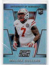 2016 Prizm Draft Picks 220 Maliek Collins Nebraska    Silver Prizm RC