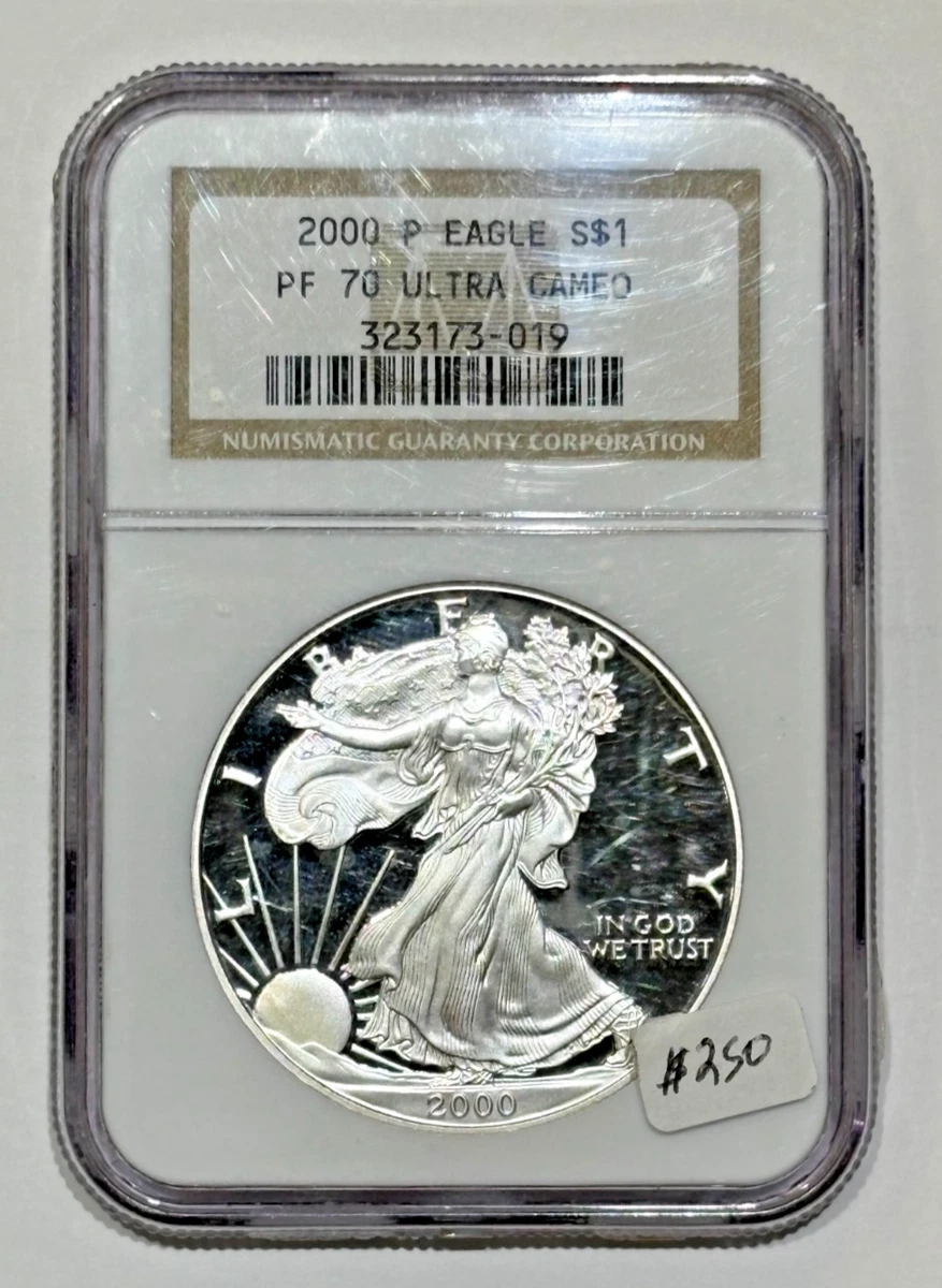 American Eagle PR 70 Graded 2000 Silver Bullion Coins for sale | eBay