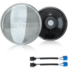 7 Inch Glass Headlights Housing Replacement for H4 Hb2 9003 Bulbs H6024 7 Inc...